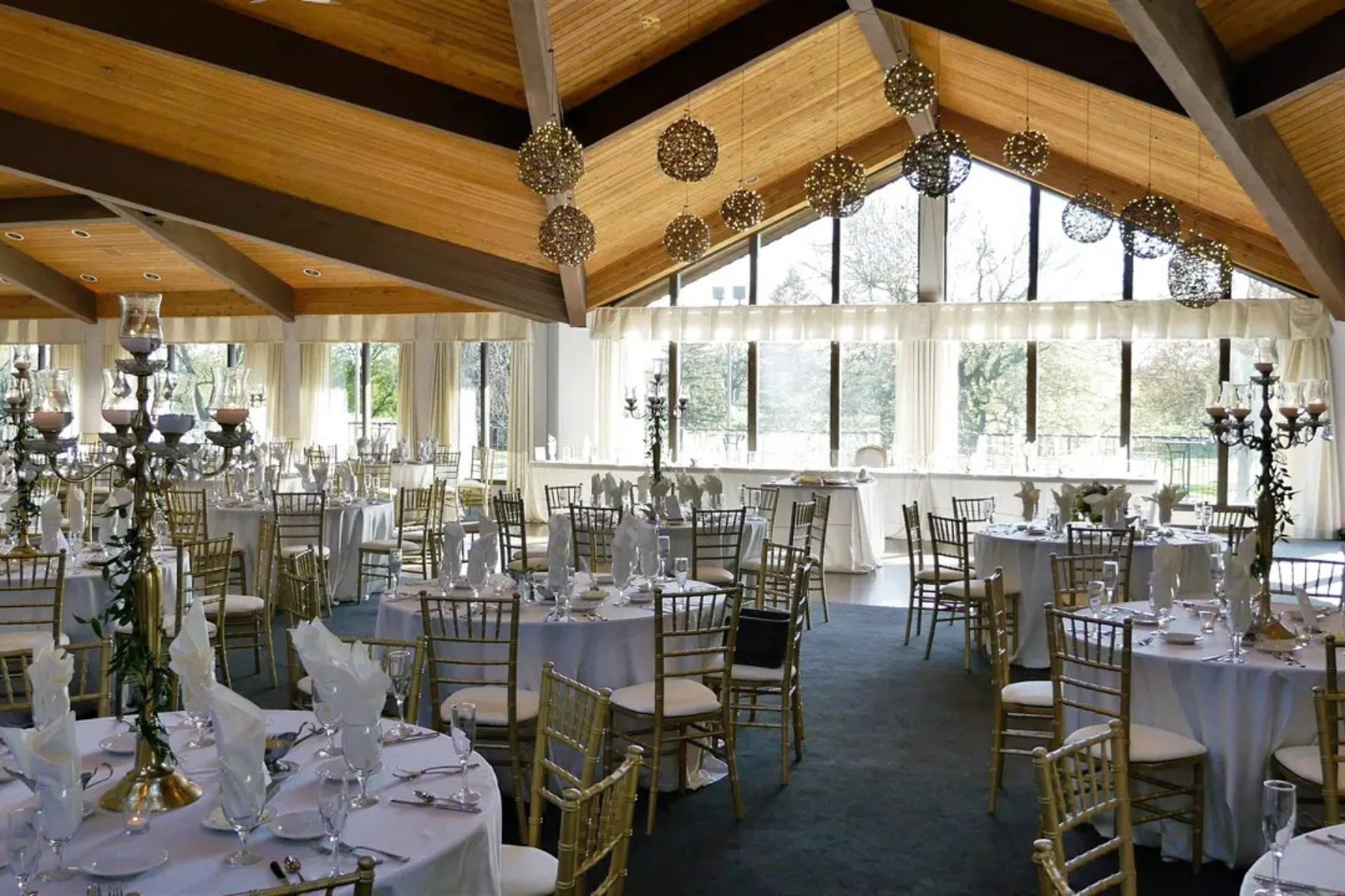 White Pines Wedding DJ White Pines wedding DJ reception setup in Bensenville Illinois